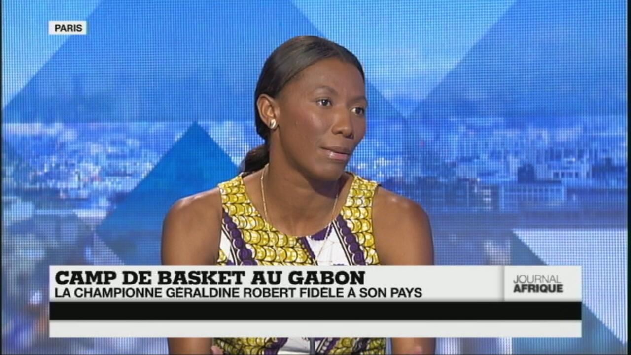Géraldine Robert et ses passions le basket, les enfants, le Gabon